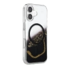 Onegif  İphone 17 Lotus Simli Magsafe Kapak - Siyah
