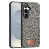 Onegif Samsung Galaxy S25 Bright Simli Kapak - Gold