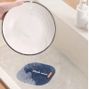 Süzgeçli Lavabo Gider Koruyucu Mat Gri