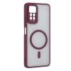 Xiaomi Redmi Note 11 Pro Loji Magsafe Kapak - Bordo