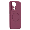 Xiaomi Redmi Note 11 Pro Mika Pc Magsafe Kapak - Bordo