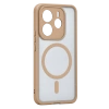 Xiaomi Redmi Note 14 4g Loji Magsafe Kapak - Çöl Titanyum