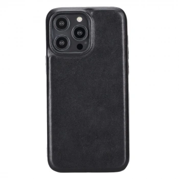 Apple İphone 14 Pro Max Uyumlu Deri Arka Kapak Rock Rst1