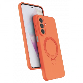 Galaxy A27 5g Regal Magsafe Standlı Kapak - Turuncu