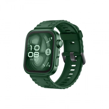 Huawei Fit 4 Nova Silikon Kordon - Koyu Yeşil