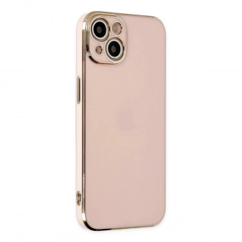 İphone 14 Kılıf Volet Silikon - Pembe