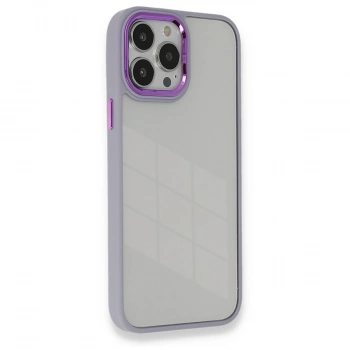 İphone 14 Pro Kılıf Dora Kapak - Lila