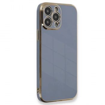 İphone 15 Pro Kılıf Volet Silikon - Mavi