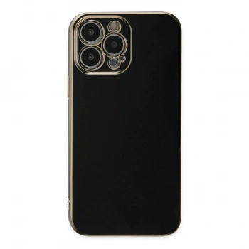 İphone 15 Pro Max Kılıf Volet Silikon - Siyah