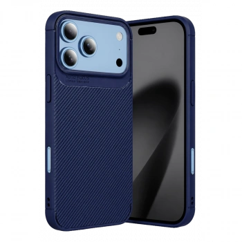 İphone 18 Pro Auto Focus Karbon Kapak - Lacivert