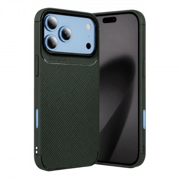 İphone 18 Pro Auto Focus Karbon Kapak - Yeşil