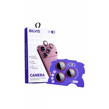 İphone 18 Pro Max Bilvis Titan Kamera Lens - Bordo