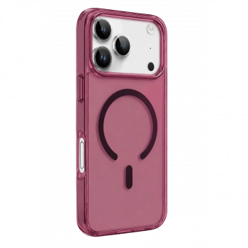 İphone 18 Pro Max Pc Real Magsafe Kapak - Bordo