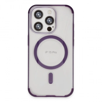 Joko  İphone 15 Pro Hilton Magsafe Kapak - Derin Mor