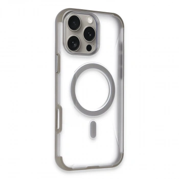 Joko  İphone 16 Pro Max Hilton Magsafe Kapak - Titan Gri