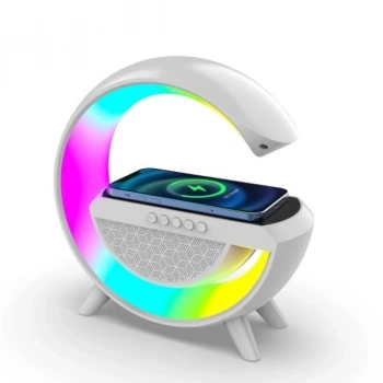 Kablosuz Şarj Standlı Rgb Hoparlör