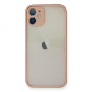 Newface Apple İphone 11 Pro Max Kılıf Montreal Silikon Kapak - Pembe