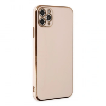 Newface Apple İphone 11 Pro Max Kılıf Volet Silikon - Pembe