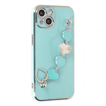 Newface Apple İphone 14 Kılıf Esila Silikon - Su Yeşili