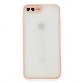 Newface Apple İphone 7 Plus Kılıf Montreal Silikon Kapak - Pembe