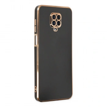 Newface Xiaomi Redmi Note 9 Pro Kılıf Volet Silikon - Siyah