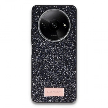 Onegif Xiaomi Redmi A3 4g Bright Simli Kapak - Siyah