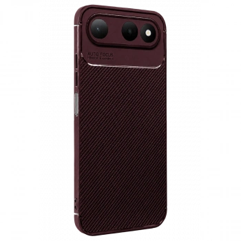 Tecno Spark 50 5g Auto Focus Karbon Kapak - Bordo
