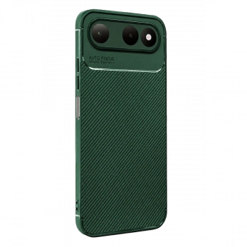 Tecno Spark 50 5g Auto Focus Karbon Kapak - Yeşil
