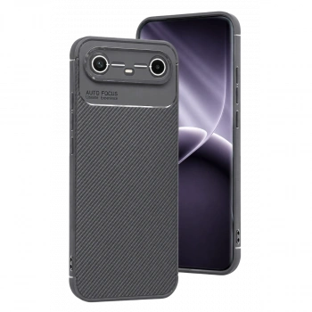 Tecno Spark Slim 5g Auto Focus Karbon Kapak - Gri