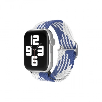 Watch 22mm  Kordon - Mavi-beyaz
