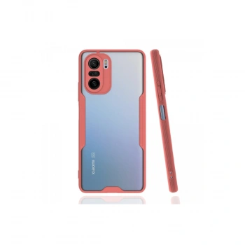 Xiaomi Poco F3 Kılıf Platin Silikon - Pembe
