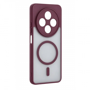 Xiaomi Redmi 14c Loji Magsafe Kapak - Bordo