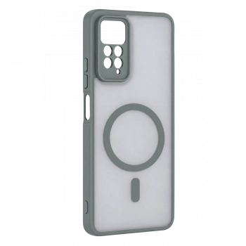 Xiaomi Redmi Note 11 Pro Loji Magsafe Kapak - Gri