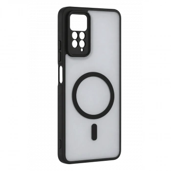 Xiaomi Redmi Note 11 Pro Loji Magsafe Kapak - Siyah