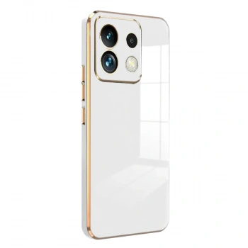 Xiaomi Redmi Note 13 4g Kılıf Volet Silikon - Beyaz