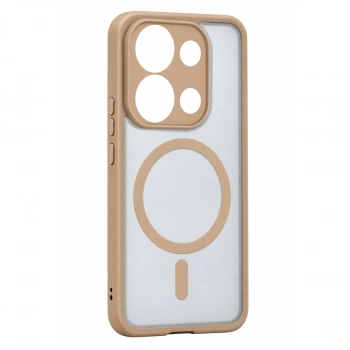 Xiaomi Redmi Note 13 Pro 4g Loji Magsafe Kapak - Çöl Titanyum