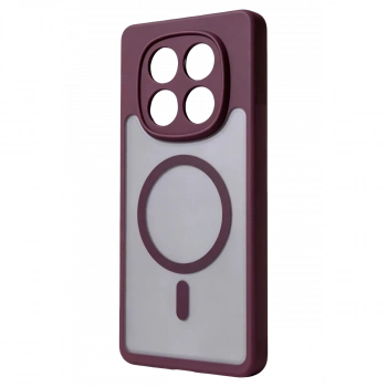 Xiaomi Redmi Note 15 Pro Plus 5g Loji Magsafe Kapak - Bordo