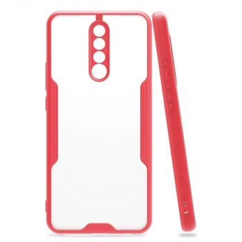 Xiaomi Redmi Note 8 Pro Kılıf Platin Silikon - Pembe