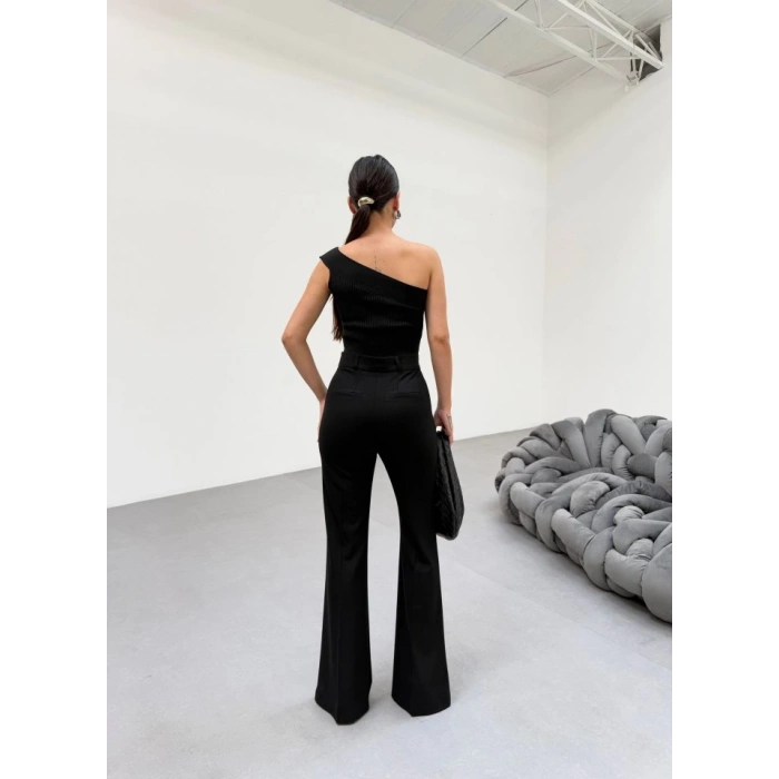 230 Gr Poly Viscose Full Lycra İspanyol Paça Pantolon