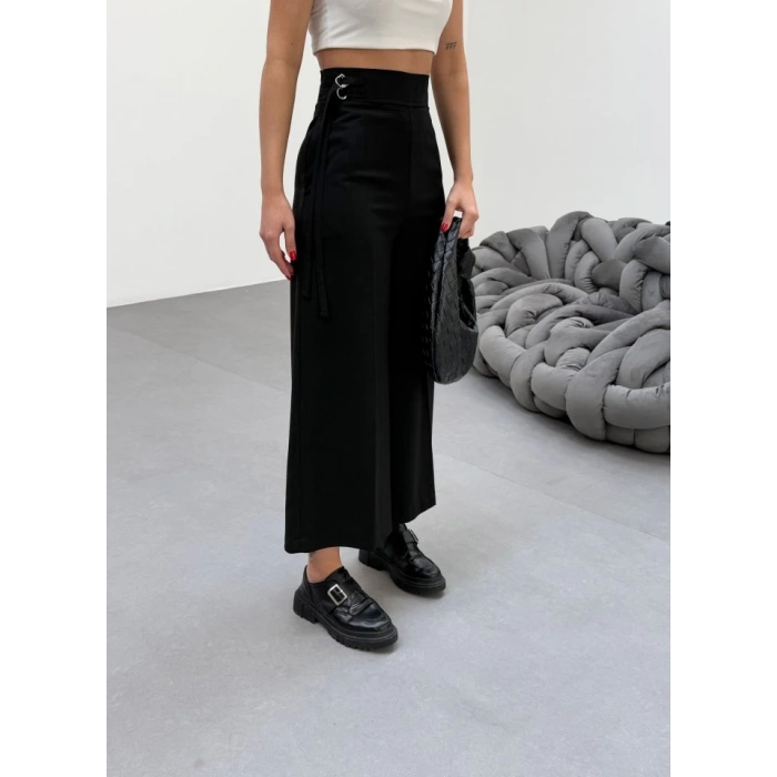 230 Gr Poly Viscose Full Lycra Metal Toka Aksesuarli Pantolon