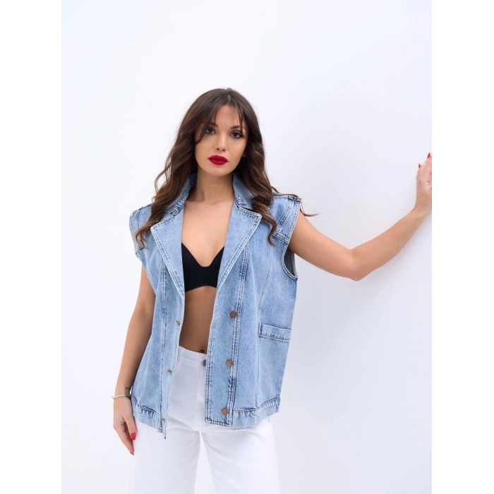 5751 KOT YELEK-MAVİ