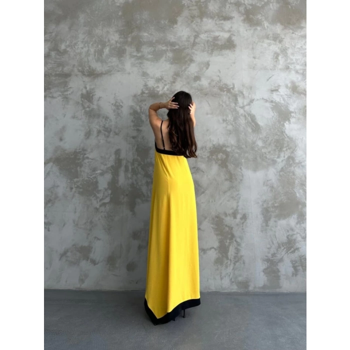 Askılı Maxi Boy Elbise