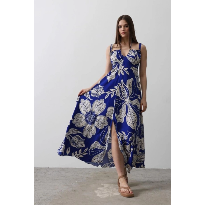 ASKILI VİSCON ELBİSE - Saks