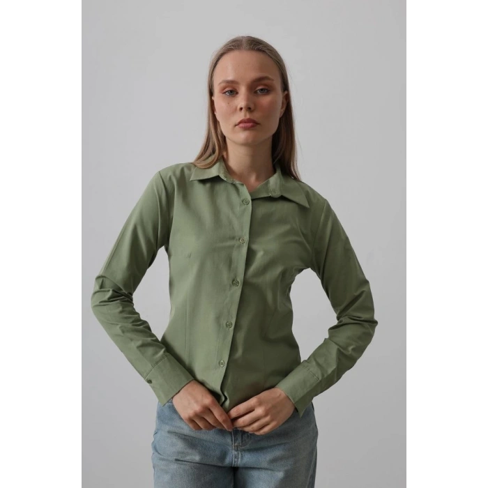 Basic Gömlek - Haki