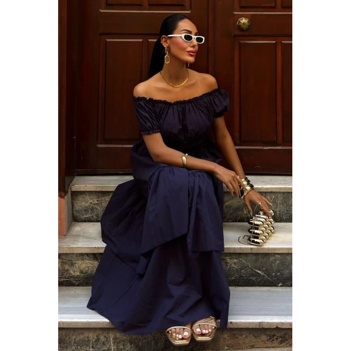 Büzgülü Crop Kat Detaylı Fırfır Etekli Takım 10196