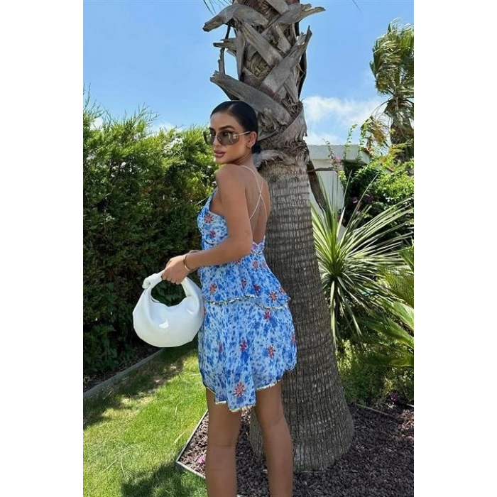 Cheryl Gold Pul Detaylı Elbise 2475-08