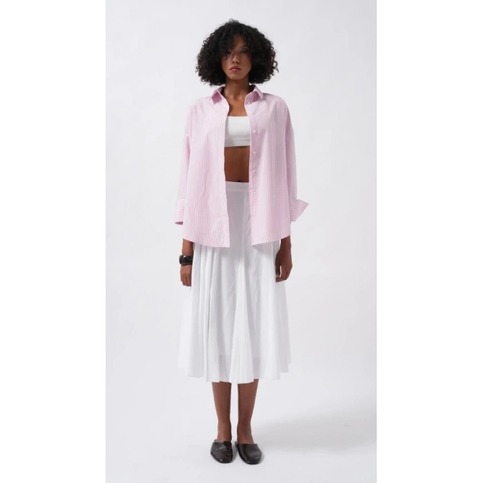 Çizgili Basic Gömlek