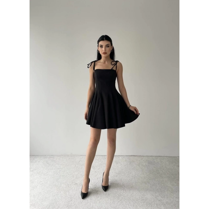 Clara Askılı Mini Elbise