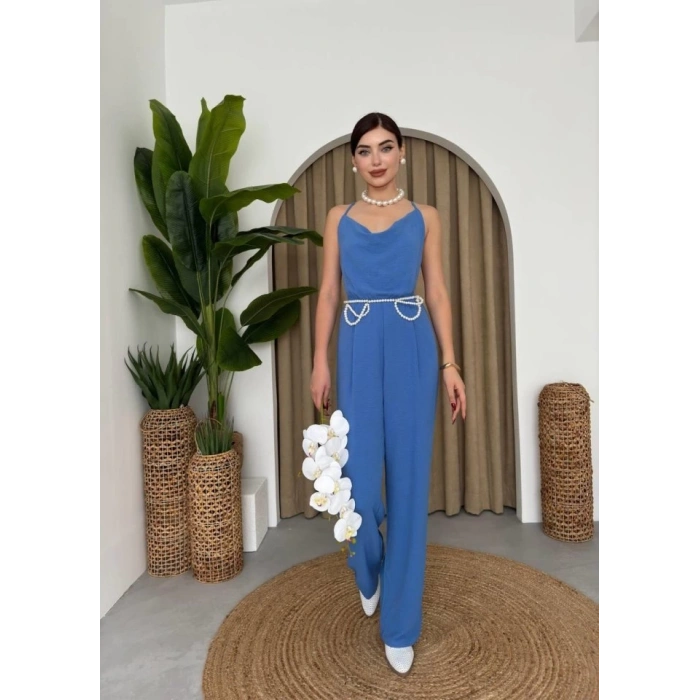 Darcy Sırt Dekolteli Tulum