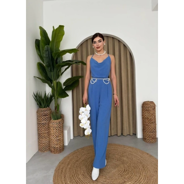 Darcy Sırt Dekolteli Tulum